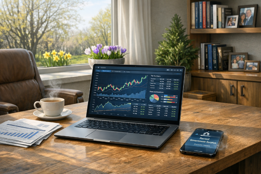 Record government surplus, Balance sheet in the green, Funds for future growth?