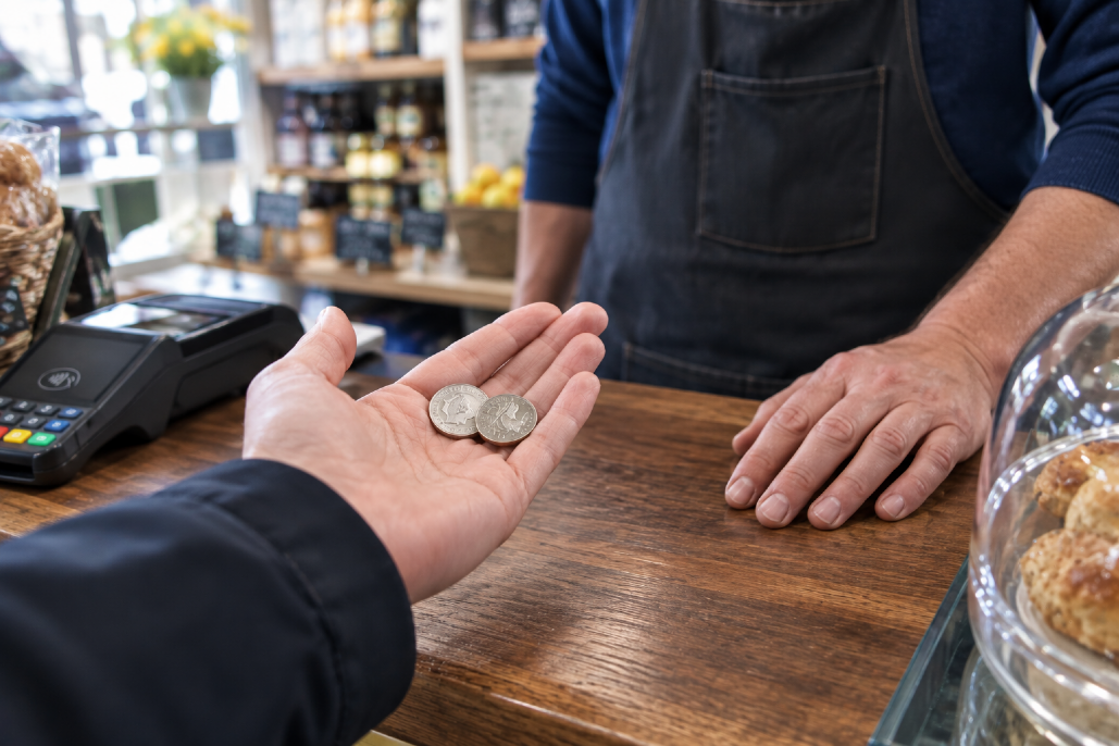 The new King Charles 10p coin has been released into circulation as Britain continues to shift towards a cashless society