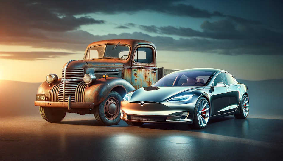 Is your business like a Tesla, packed with the latest technology, or just a rusty old truck?