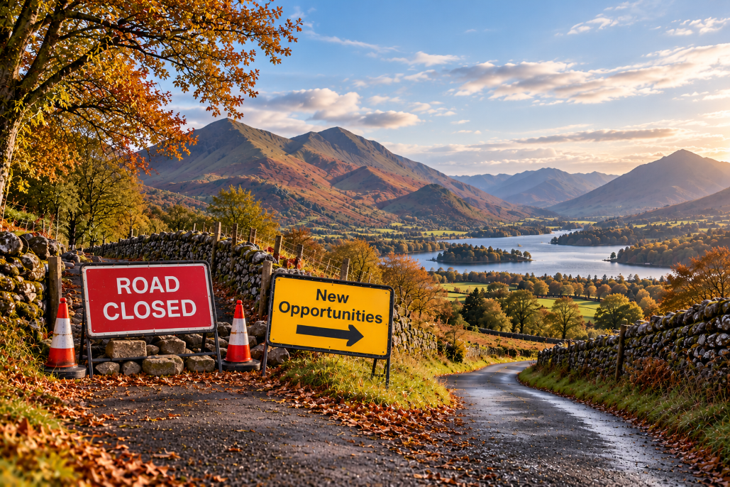 Setbacks into opportunities can spark new beginnings, even in difficult times