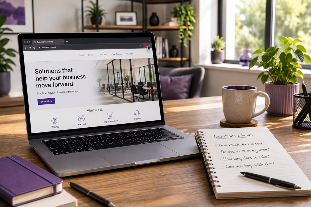 The main reason website visitors leave your website is because they can't find what they want immediately!